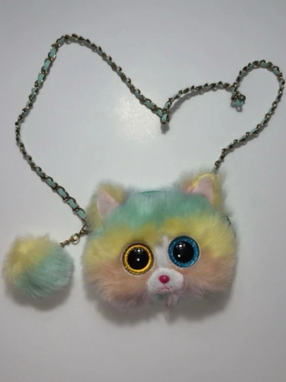 Ty Fashion Beanie Boos “Heather the Cat”Mini Crossbody